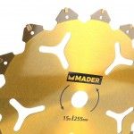 Disco para Roçadora, 15D, 255mm refª 48051 MADER Disco para Roçadora, 15D, 255mm refª 48051 MADER