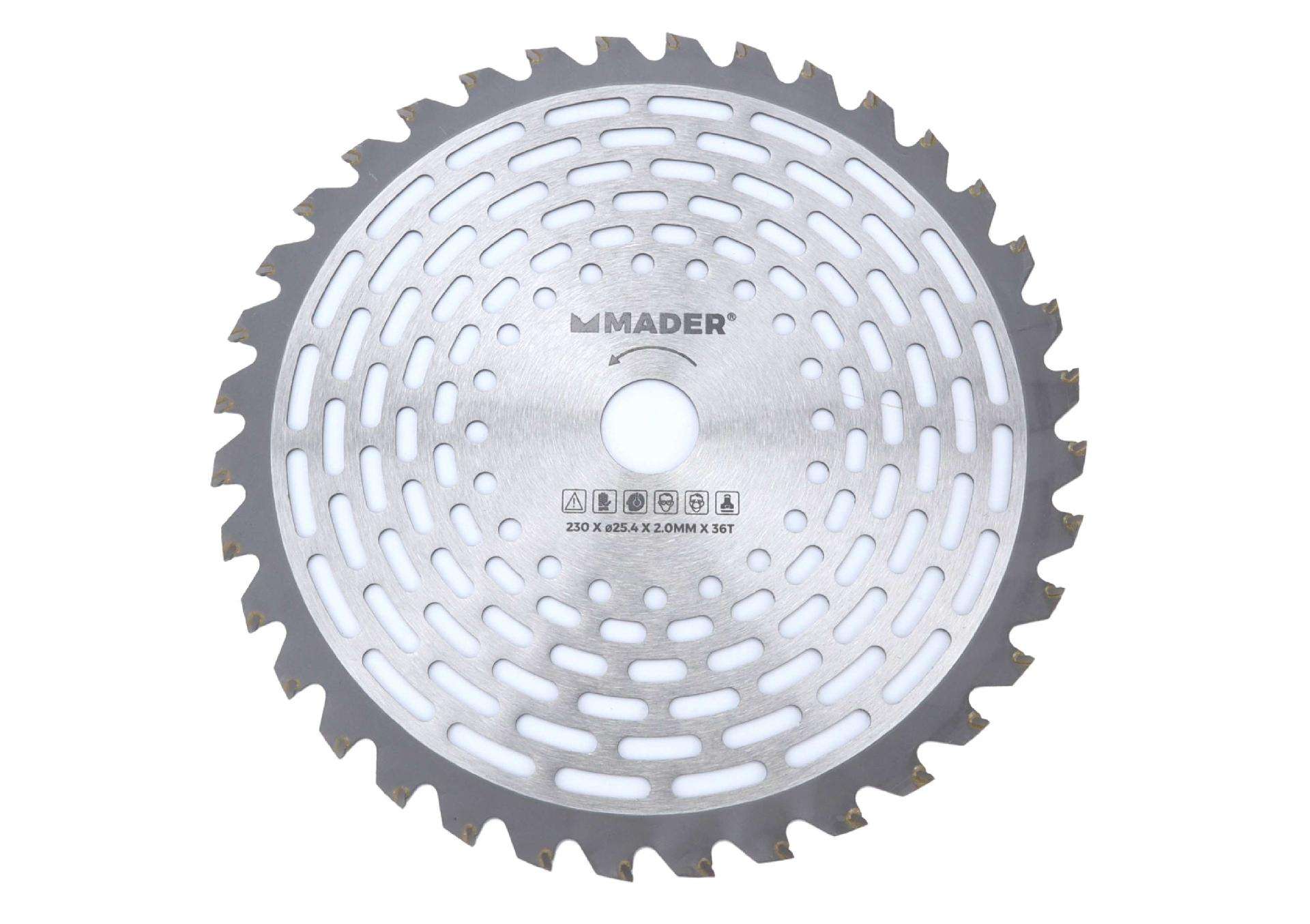 Disco TCT, para Roçadora, 36D, 230mm refª 48042 MADER