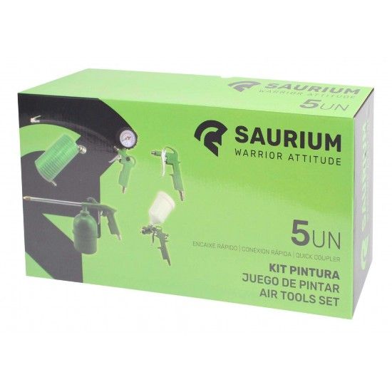 KIT AR COMPRIMIDO 5PÇ SAURIUM MADER KIT AR COMPRIMIDO 5PÇ SAURIUM MADER