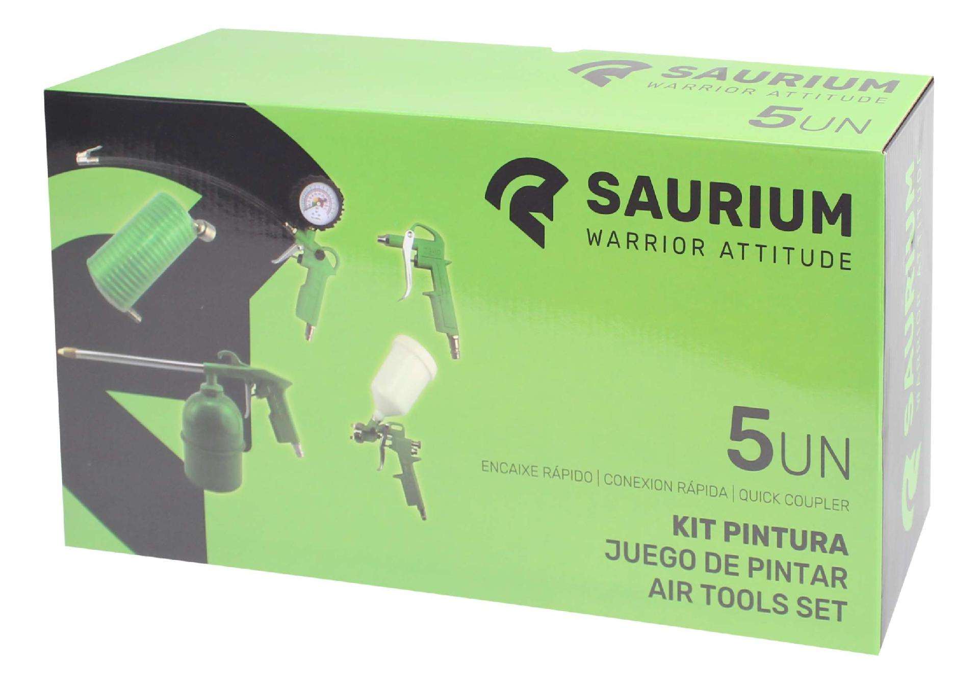 KIT AR COMPRIMIDO 5PÇ SAURIUM MADER