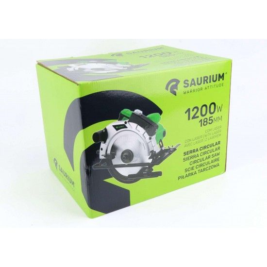 Serra Circular, com Laser, 1200W, 185mm  ref 47812 SAURIUM