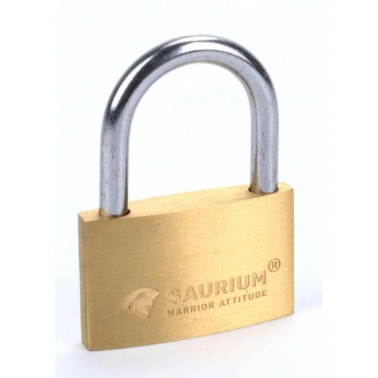 Cadeado Latão, 40mm, com Chave refª 47660 SAURIUM Cadeado Latão, 40mm, com Chave refª 47660 SAURIUM