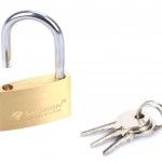 Cadeado Latão, 40mm, com Chave refª 47660 SAURIUM Cadeado Latão, 40mm, com Chave refª 47660 SAURIUM