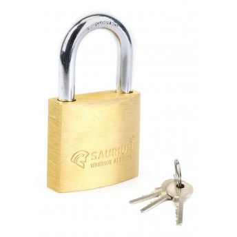 Cadeado, Lat�o, 30mm, com Chave  ref� 47659 SAURIUM