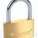 Cadeado Latão, 40mm, com Chave refª 47660 SAURIUM Cadeado Latão, 40mm, com Chave refª 47660 SAURIUM