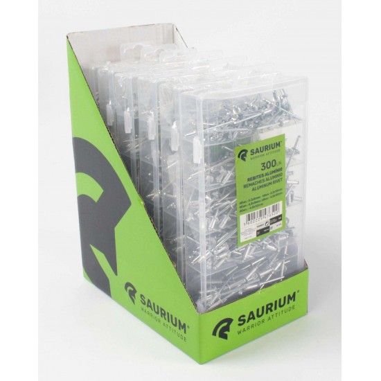 Rebite Alum�nio, 300Un  ref� 47652 SAURIUM