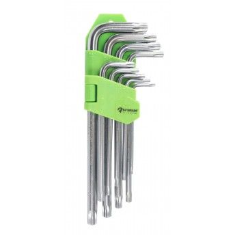Chave Torx Longa, CRV, 9Un  ref 47630 SAURIUM