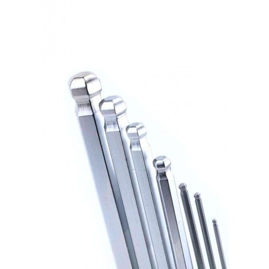 Chave Sextavada, Longa com Bola, 9Un refª 47631 SAURIUM Chave Sextavada, Longa com Bola, 9Un refª 47631 SAURIUM