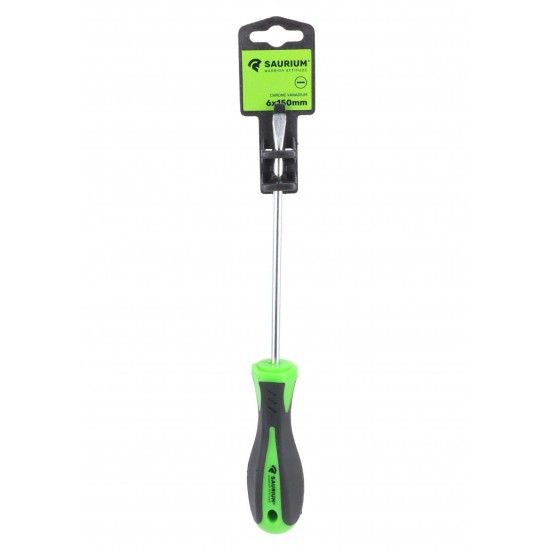 Chave de Fendas, Ponta Magn�tica, Chrome Vanadium, 6x150mm  ref� 47614 SAURIUM