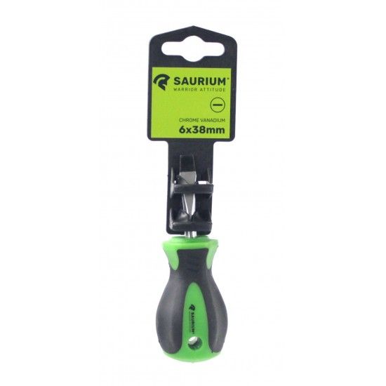 Chave de Fendas, CRV, 6x38mm refª 47610 SAURIUM Chave de Fendas, CRV, 6x38mm refª 47610 SAURIUM