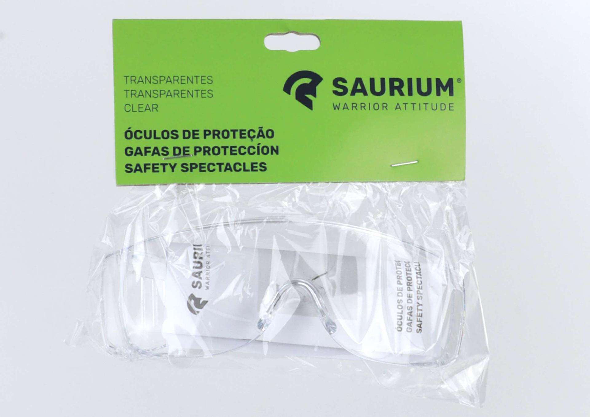 Óculos de Proteção, Armação Transparente refª 47504 SAURIUM