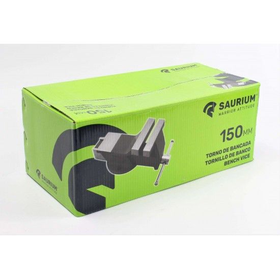 Torno de Bancada, 150mm refª 47373 SAURIUM Torno de Bancada, 150mm refª 47373 SAURIUM