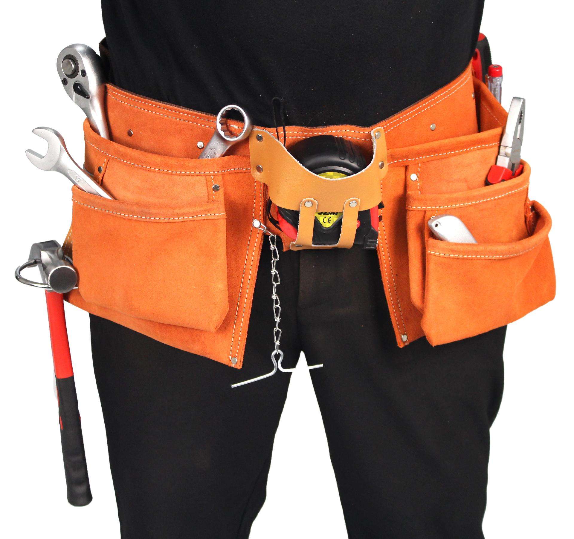 Cinto para Ferramenta, 2 Bolsas, 10 Divisórias refª 47331 SAURIUM