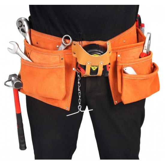 Cinto para Ferramenta, 2 Bolsas, 10 Divisrias  ref 47331 SAURIUM