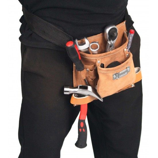 Cinto para Ferramenta, 1 Bolsa, 5 Divisrias  ref 47330 SAURIUM