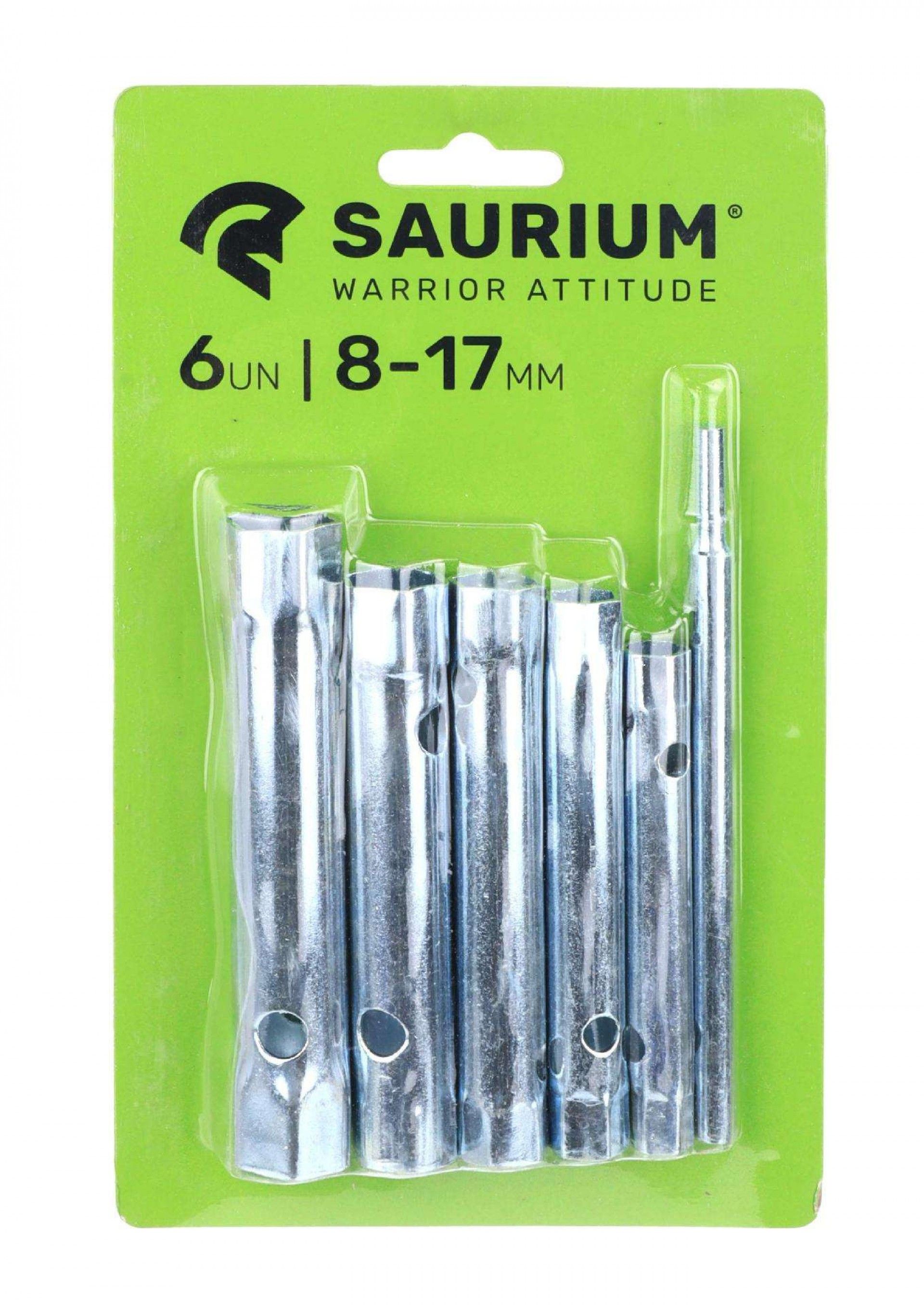 Chaves Tubulares, 6Un, 8-17mm refª 47276 SAURIUM