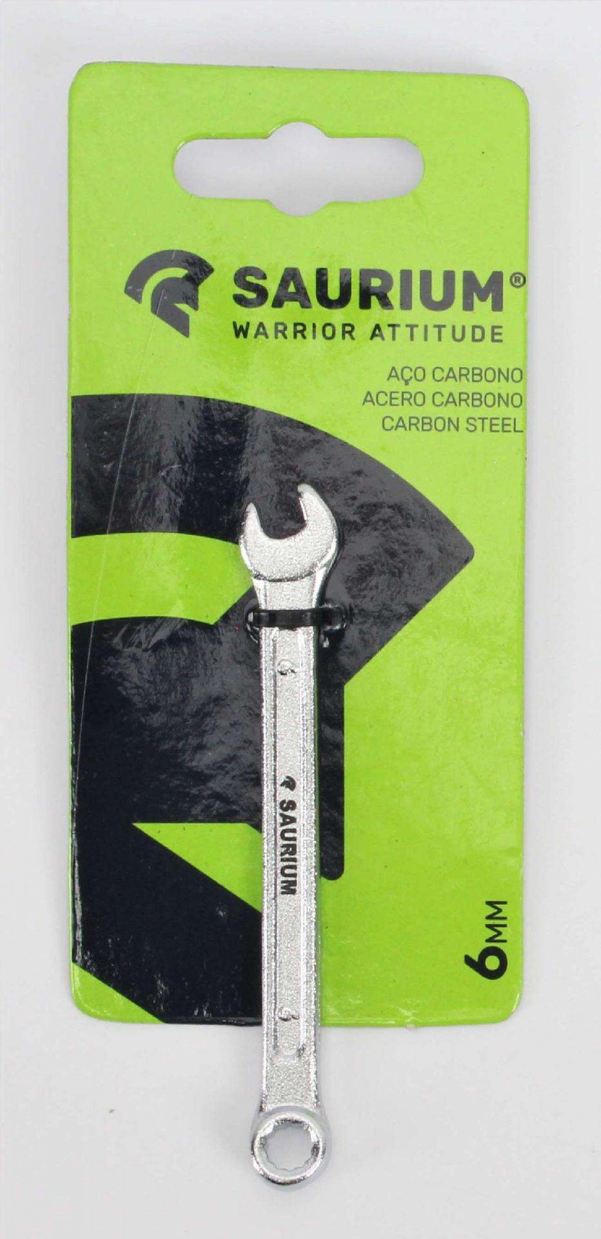Chave Boca-Luneta, 6mm, Aço Carbono refª 47231 SAURIUM