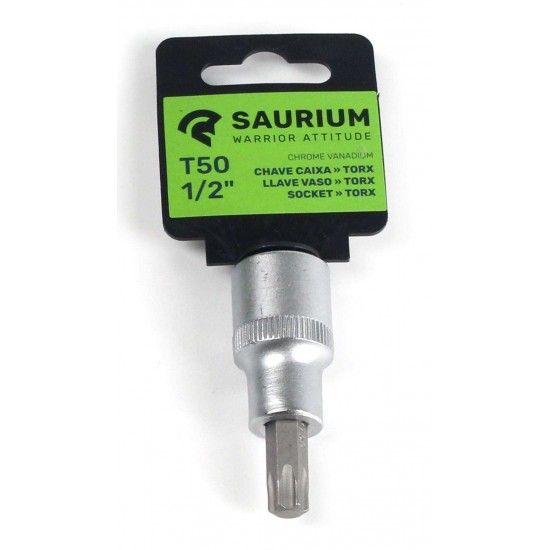Chave de Caixa Torx, T50, 1/2 refª 47134 SAURIUM Chave de Caixa Torx, T50, 1/2 refª 47134 SAURIUM