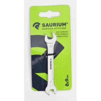 Chave 2 Bocas, 8x9mm, Ao Carbono  ref 47199 SAURIUM