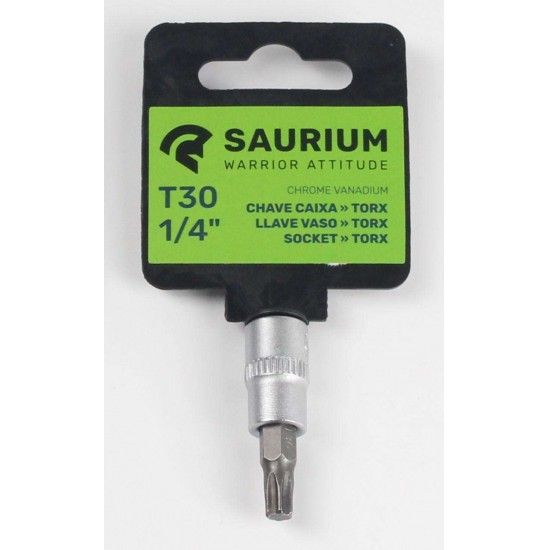 Chave de Caixa Torx, T30, 1/4  ref 47126 SAURIUM