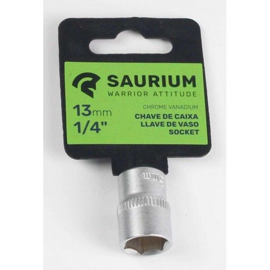 Chave de Caixa, CRV, 13mm, 1/4 refª 47072 SAURIUM Chave de Caixa, CRV, 13mm, 1/4 refª 47072 SAURIUM