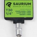 Chave de Caixa Torx, T30, 1/4 refª 47126 SAURIUM Chave de Caixa Torx, T30, 1/4 refª 47126 SAURIUM