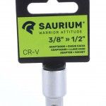 Adaptador, 3/8 » 1/2, CRV refª 47058 SAURIUM Adaptador, 3/8 » 1/2, CRV refª 47058 SAURIUM