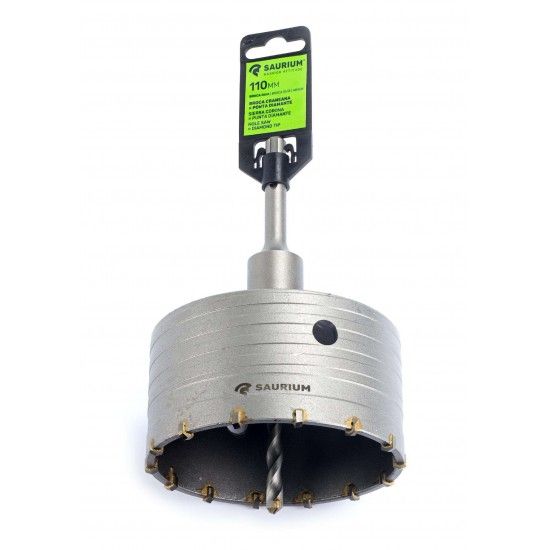 Broca Craneana com Guia, Diamante, 110mm  ref 46616 SAURIUM