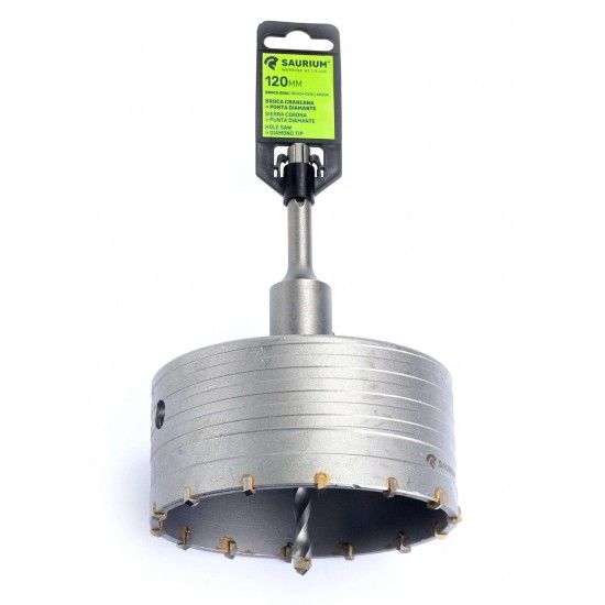 Broca Craneana com Guia, Diamante, 120mm  ref 46617 SAURIUM