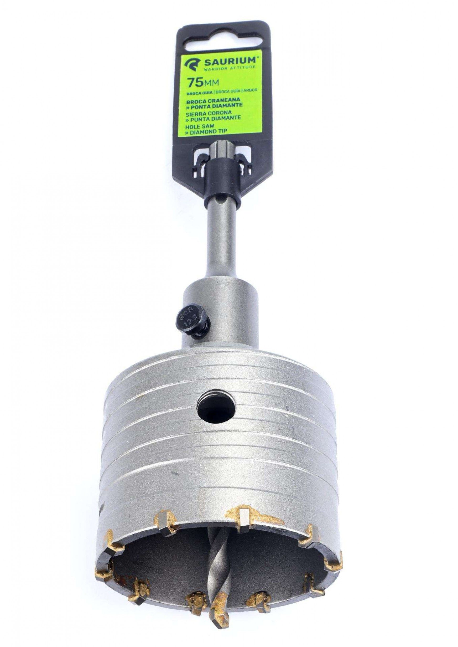 Broca Craneana com Guia, Diamante, 75mm refª 46609 SAURIUM