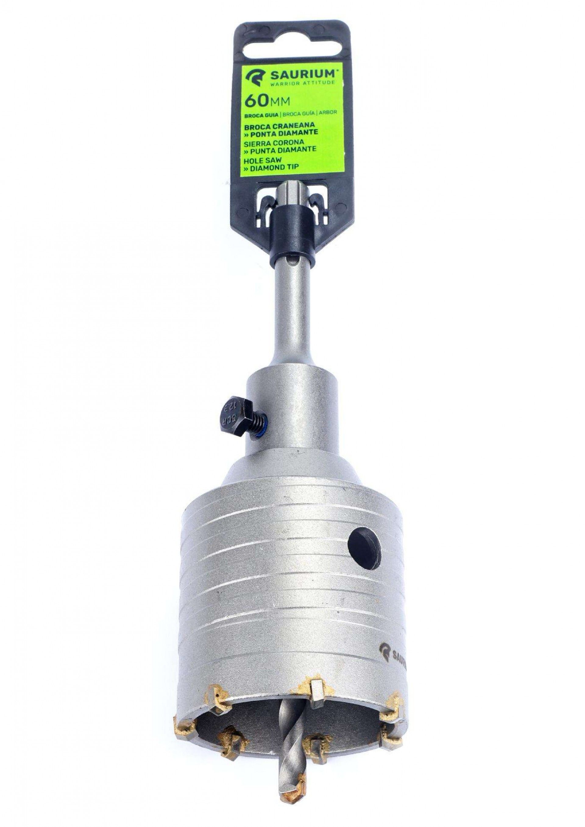 Broca Craneana com Guia, Diamante, 60mm refª 46605 SAURIUM