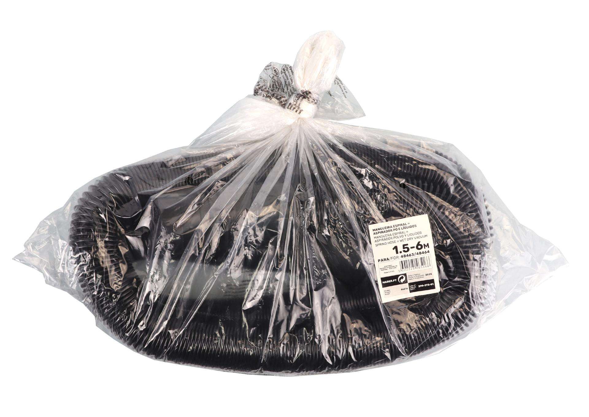 Mangueira Sucção, para Aspirador, Extensível, 1,5m - 6m ref. 46516 SAURIUM