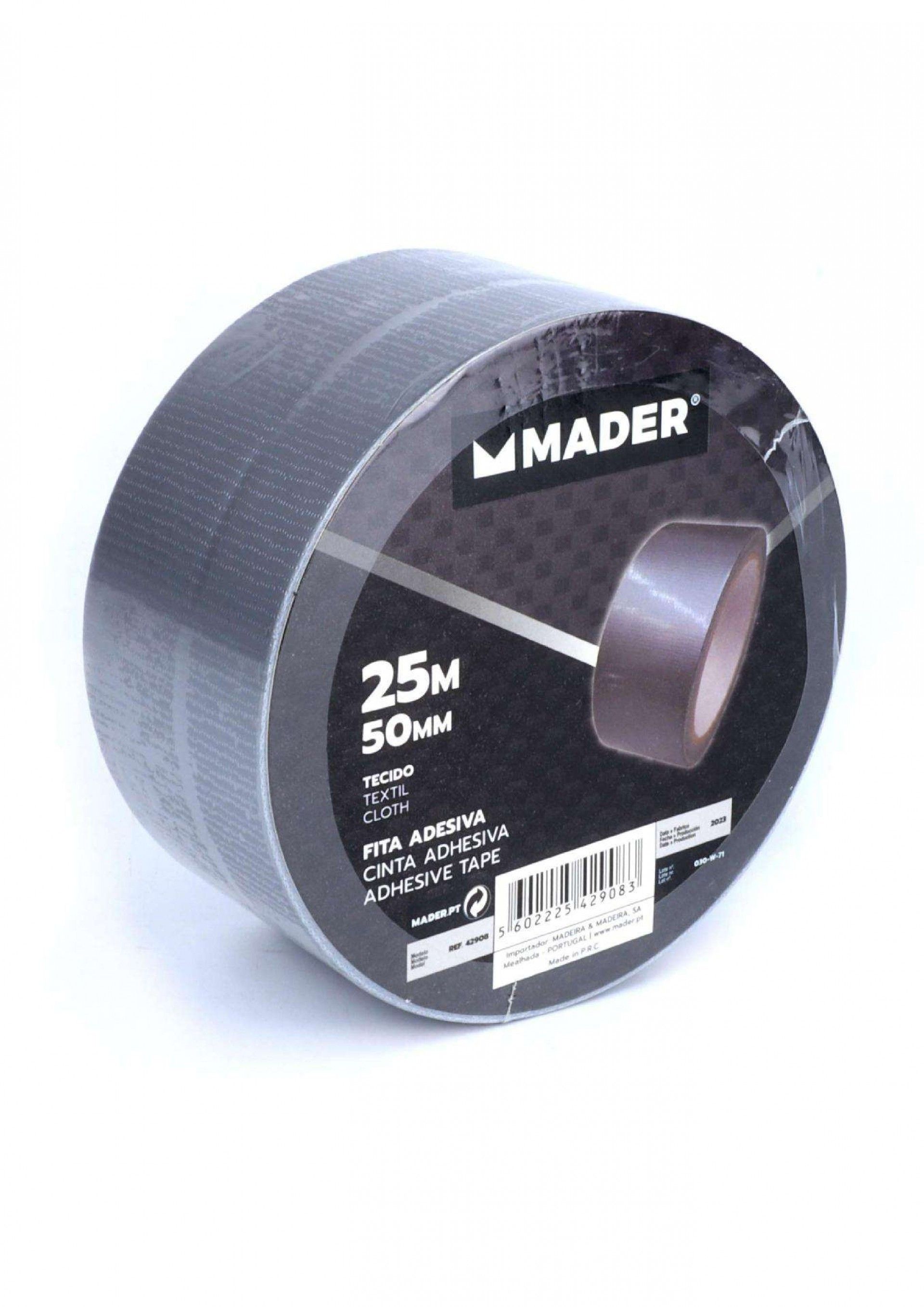 Fita Adesiva, Tecido, 50mmx25m refª 42908 MADER