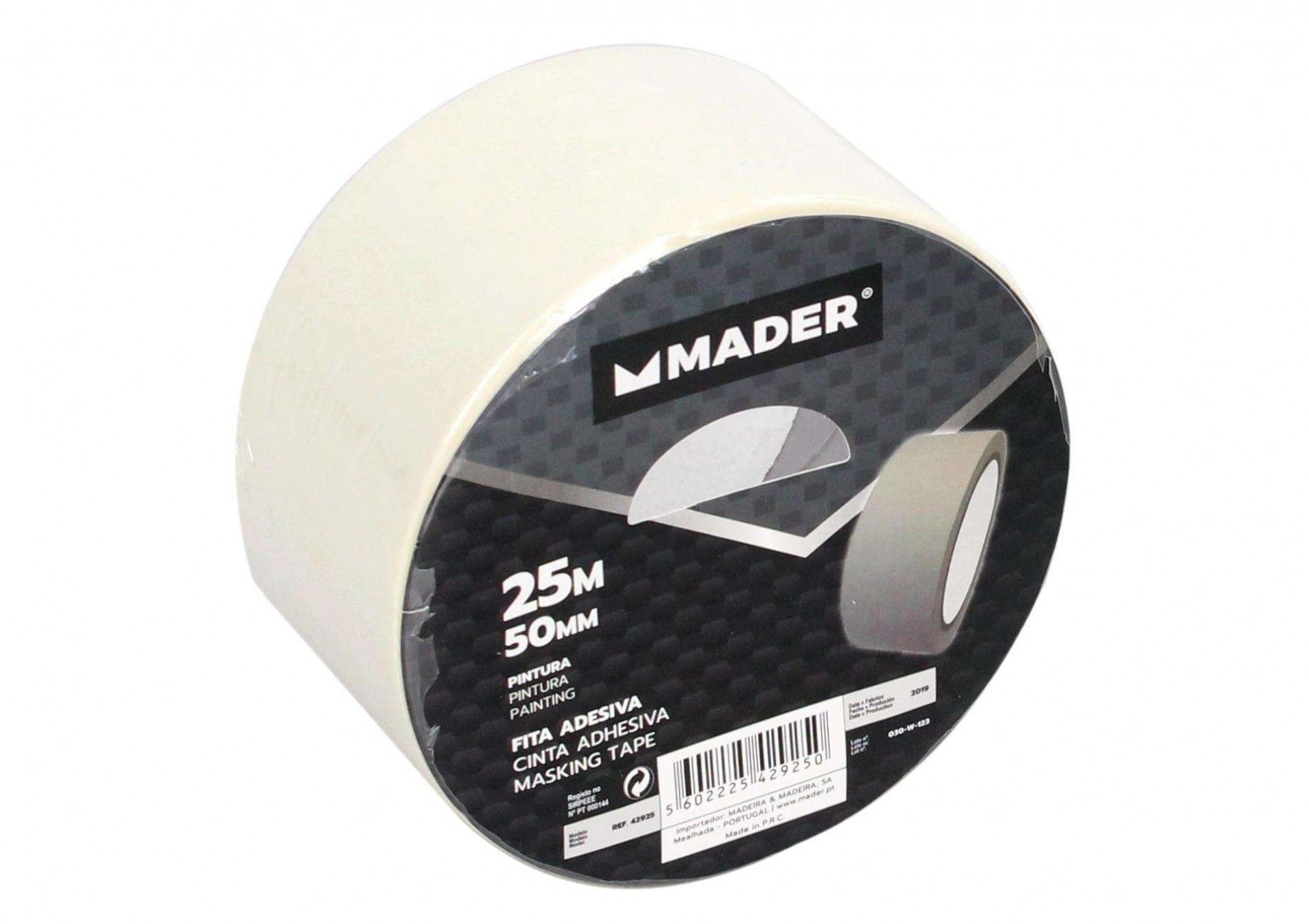 Fita Adesiva, Pintura, 50mmx25m refª 42925 MADER
