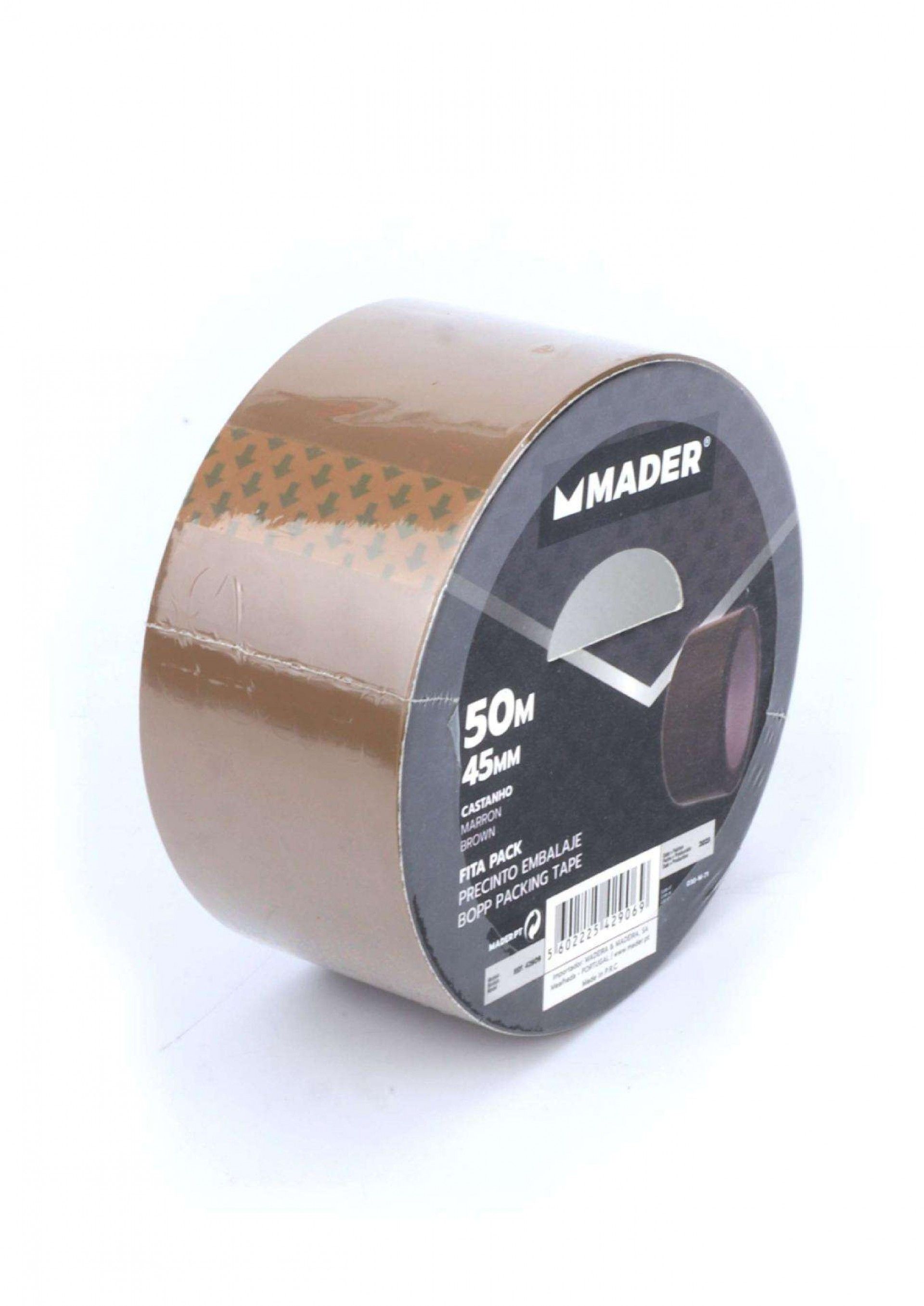 Fita Pack, 45mmx50m, Castanha refª 42906 MADER
