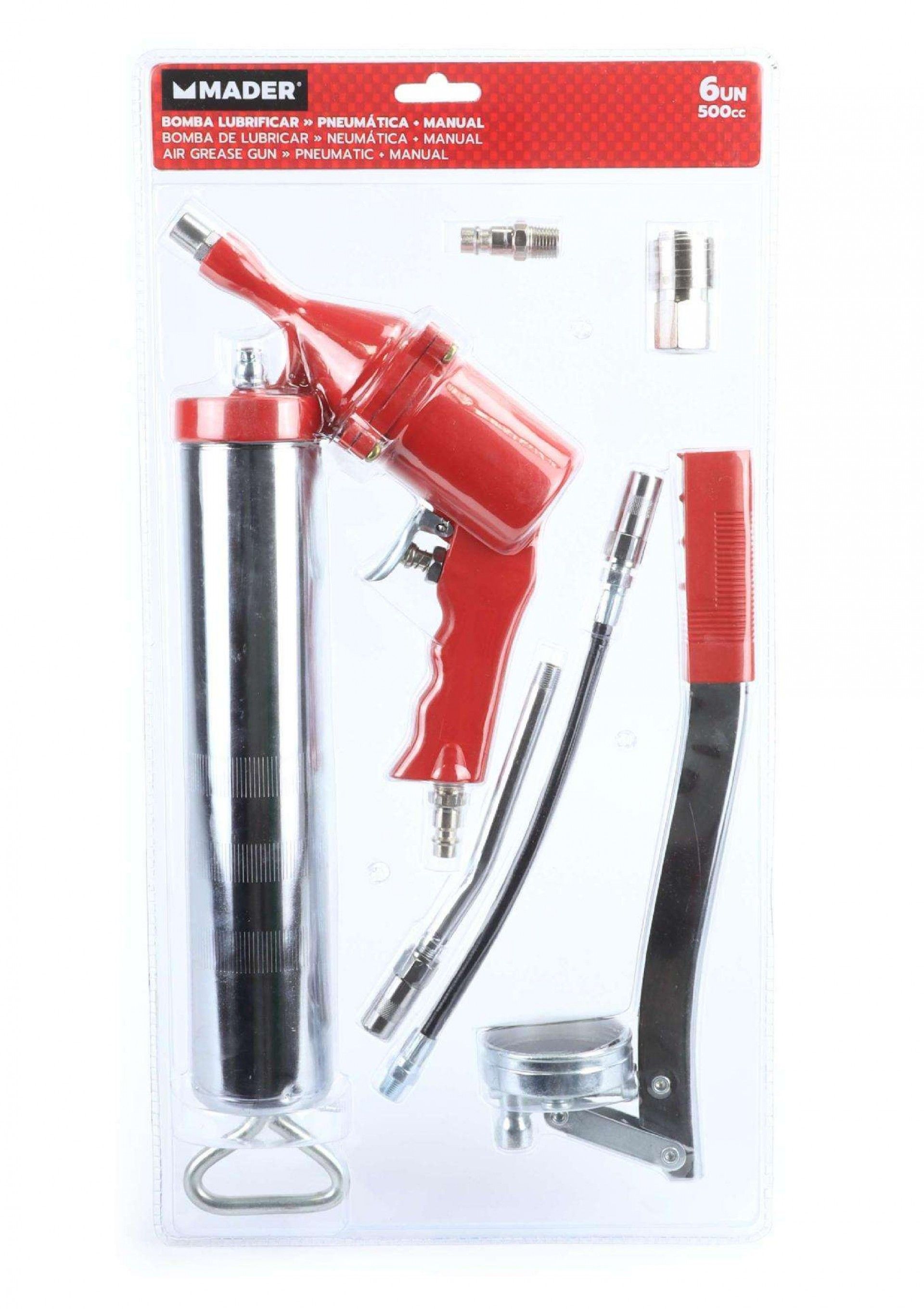 Bomba Lubrificar Manual + Pneumática, 500CC refª 42963 MADER