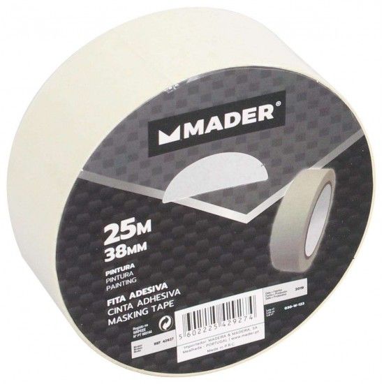 Fita Adesiva, Pintura, 38mmx25m ref 42927 MADER