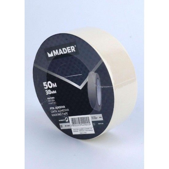 Fita Adesiva, Pintura, 38mmx50m refª 42904 MADER Fita Adesiva, Pintura, 38mmx50m refª 42904 MADER