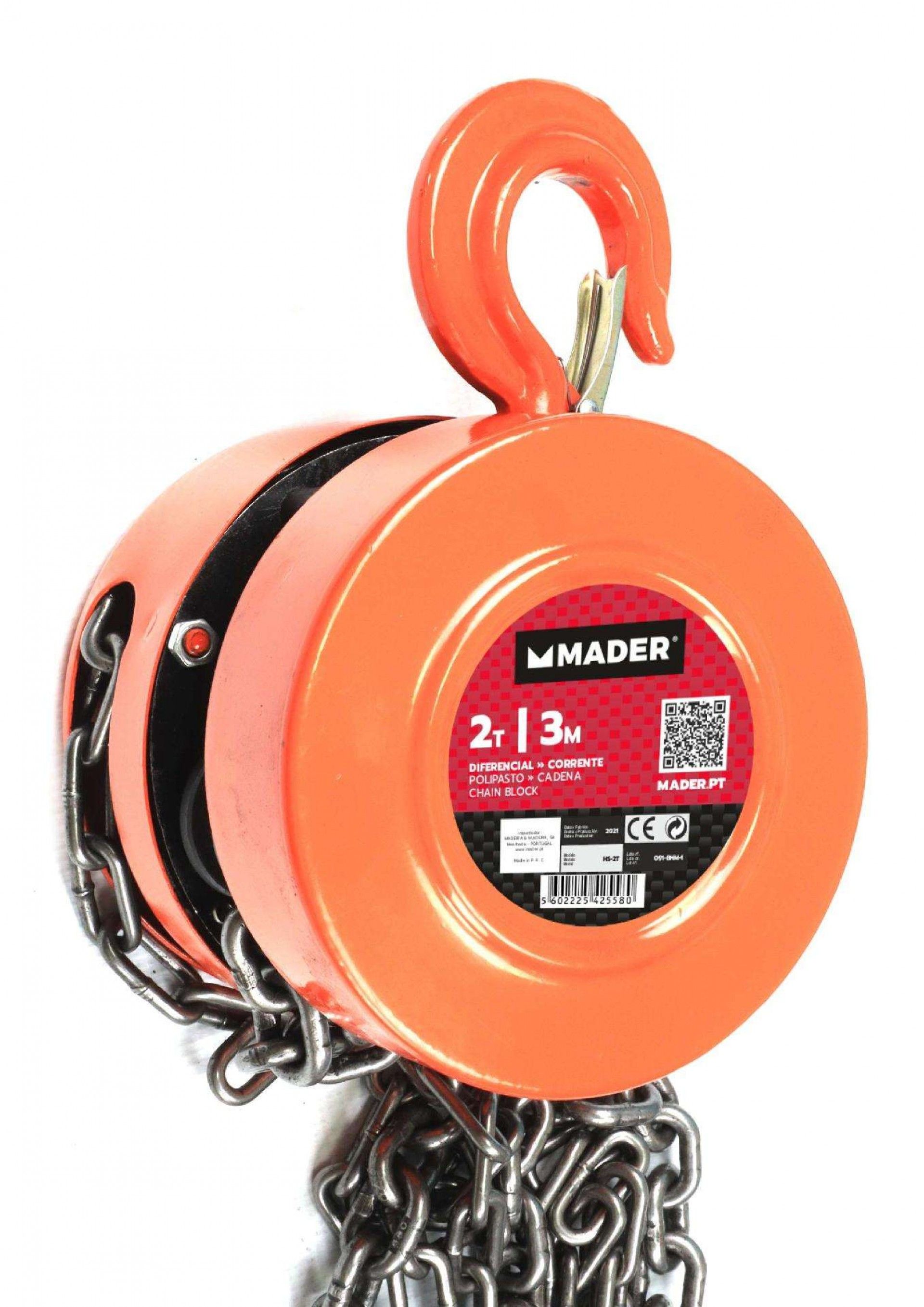 Diferencial Com Corrente - 2t; 3m refª 42558 MADER