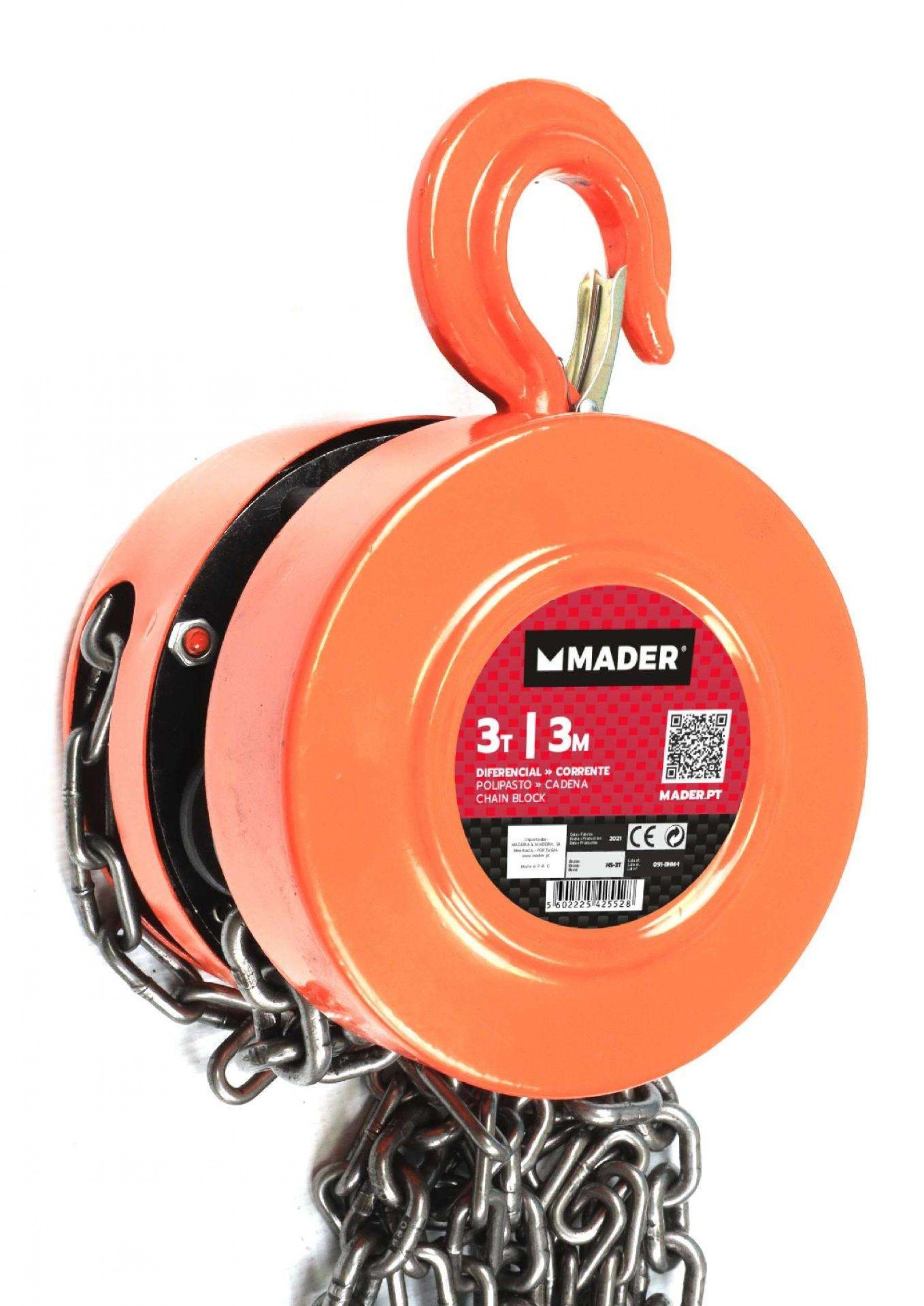 Diferencial com Corrente, 3m, 3T refª 42552 MADER