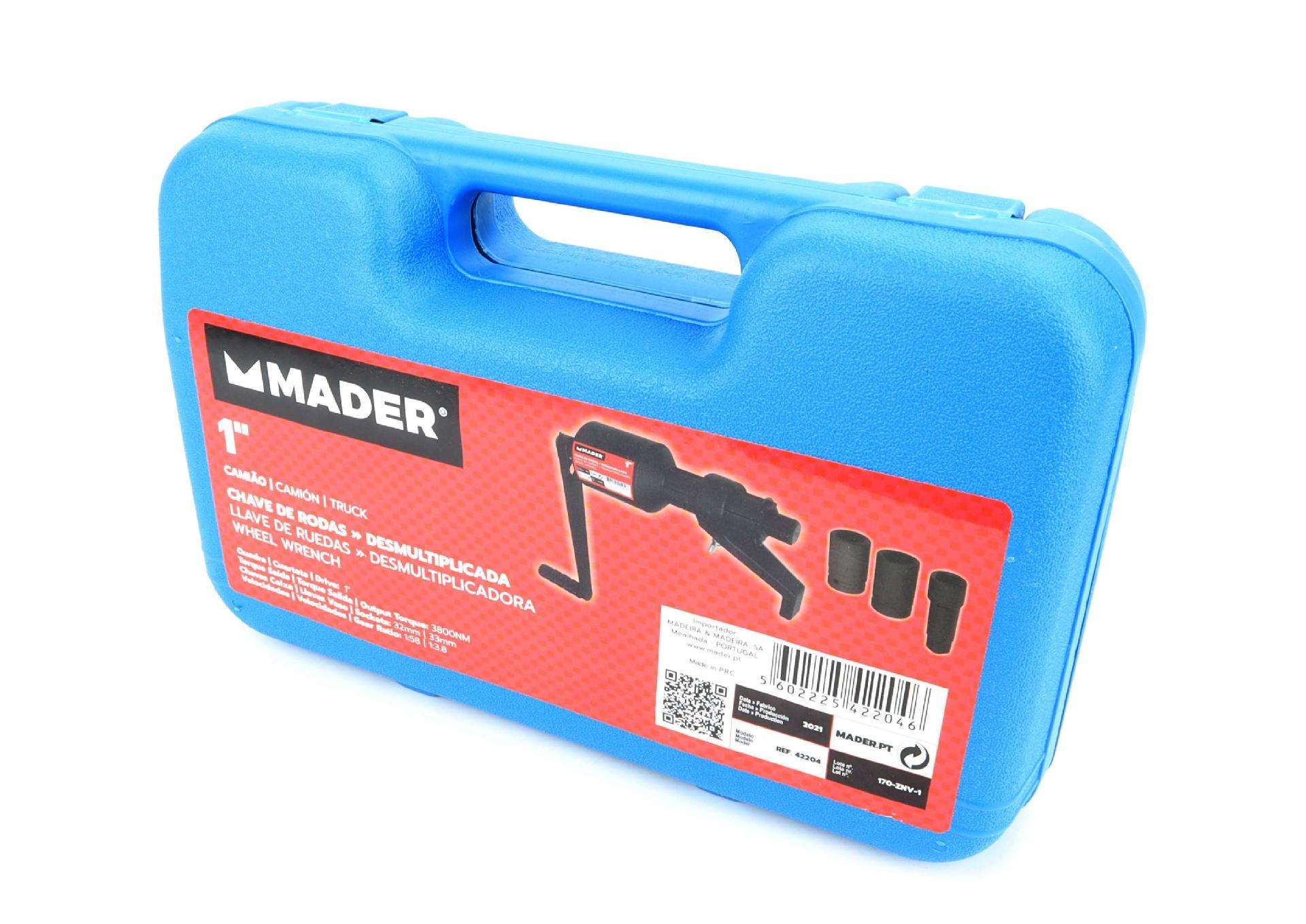 Chave De Rodas desmultiplicada 1" 1" para camião refª 42204 MADER