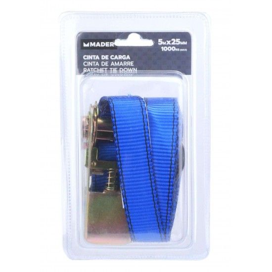 Cinta de Carga, 5mx25mm, 1000Kg ref 42166 MADER