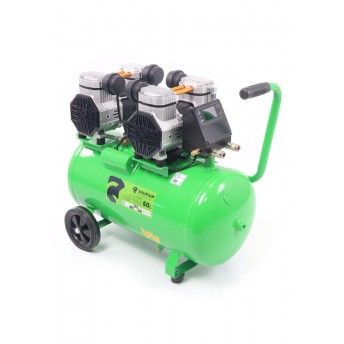 Compressor de Ar, Silencioso, 50L, 4HP, 4 Cabeas, 2 Motores, LCD  ref 37193 SAURIUM
