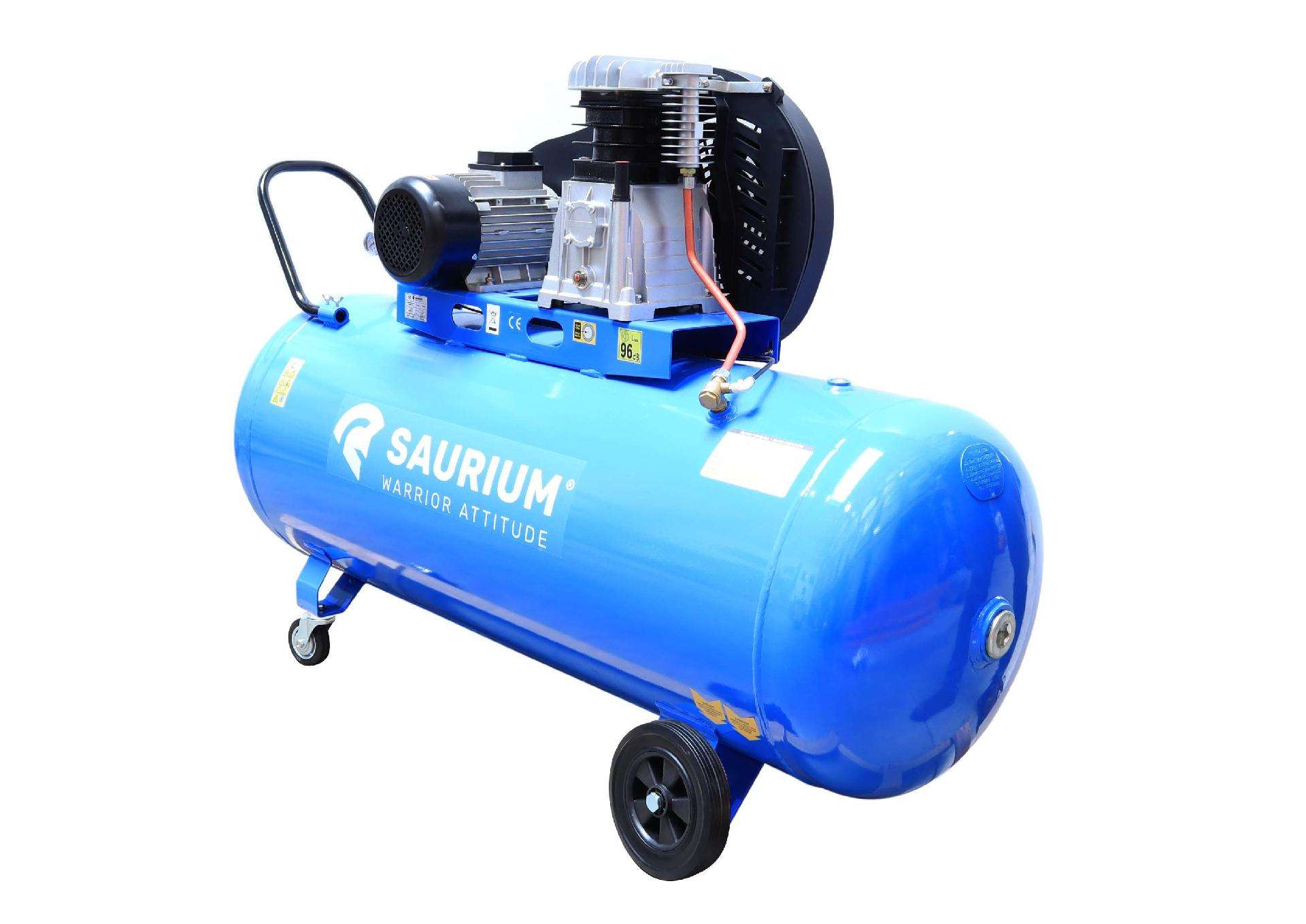 Compressor de Ar, Correia, 270L, 4hp, 10Bar, Trifásico refª 37191 SAURIUM
