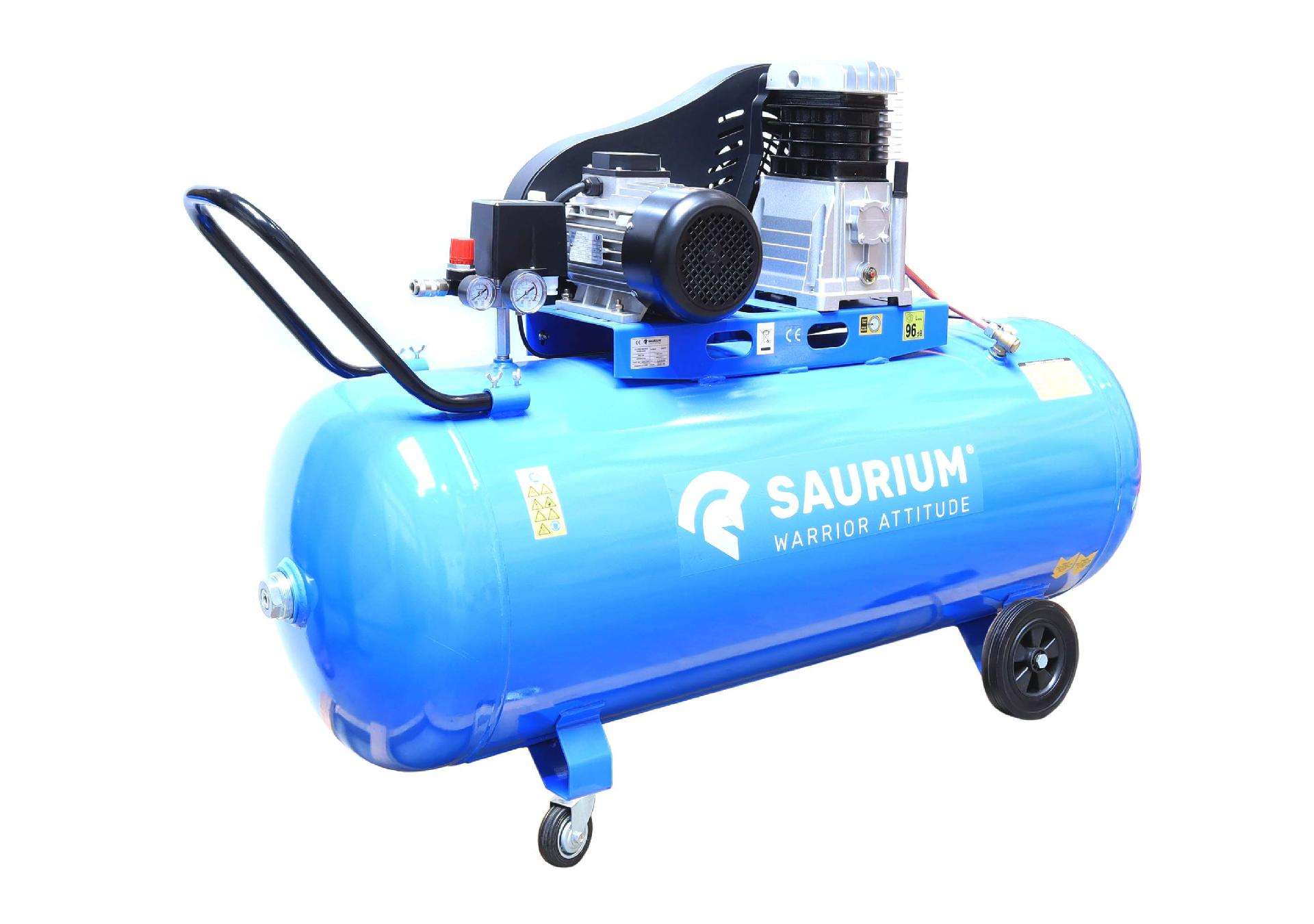 Compressor de Ar, Correia, 270L, 4hp, 10Bar, Trifásico refª 37191 SAURIUM