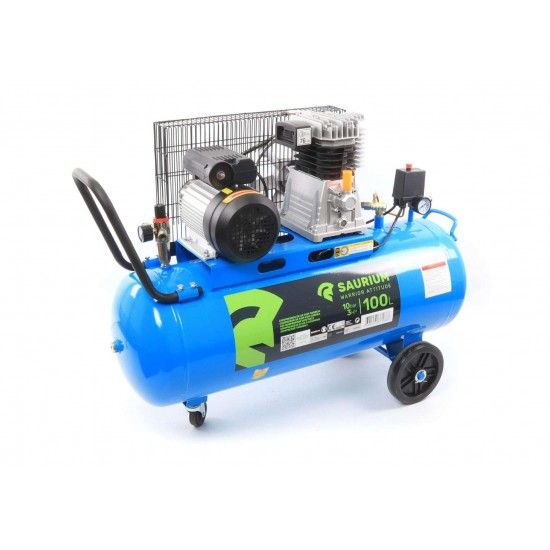 Compressor de Ar, Correia, 100L, 3hp, 10Bar  ref 37188 SAURIUM