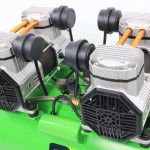 Compressor de Ar, Monobloco, 50L, 4HP, 4 Cabeas, 2 Motores  ref 37187 SAURIUM