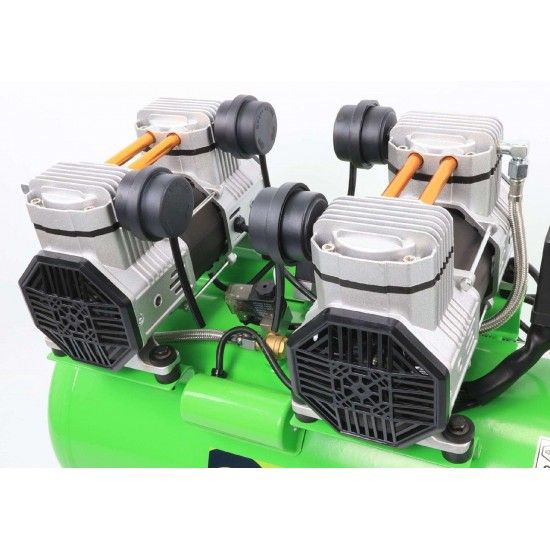 Compressor de Ar, Monobloco, 50L, 4HP, 4 Cabeas, 2 Motores  ref 37187 SAURIUM