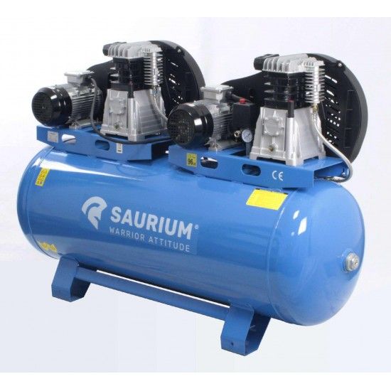 Compressor de Ar Trifsico, 270L, 4HP+4HP  ref 37184 SAURIUM
