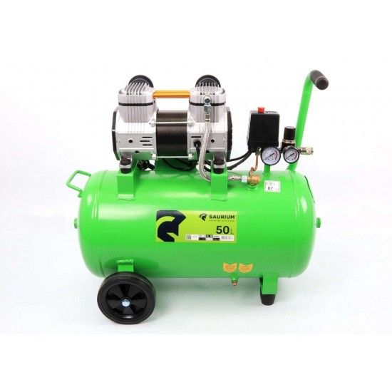Compressor de Ar, 50L, 2HP, Cabeça Dupla refª 37186 SAURIUM Compressor de Ar, 50L, 2HP, Cabeça Dupla refª 37186 SAURIUM